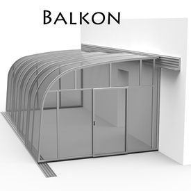 Eltolható teraszfedés, balkon